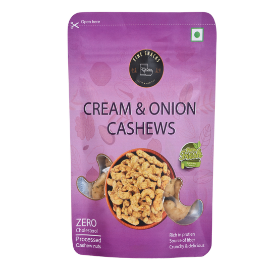 CREAM & ONION CASHEWS