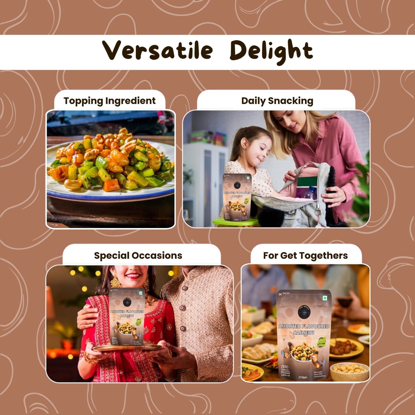 ASSORTED FLAVOURED CASHEWS