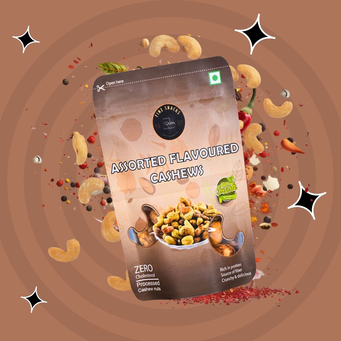 ASSORTED FLAVOURED CASHEWS