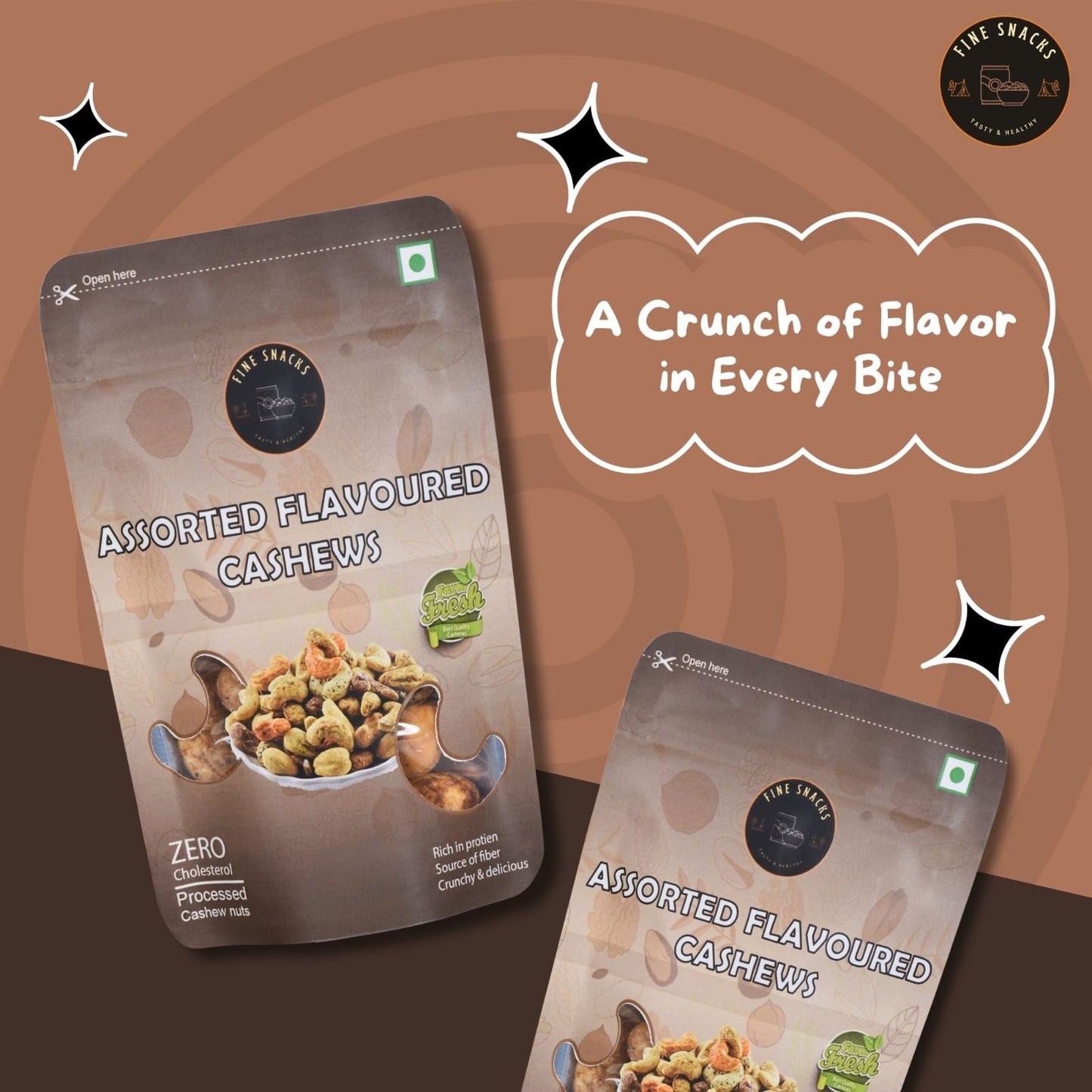 ASSORTED FLAVOURED CASHEWS