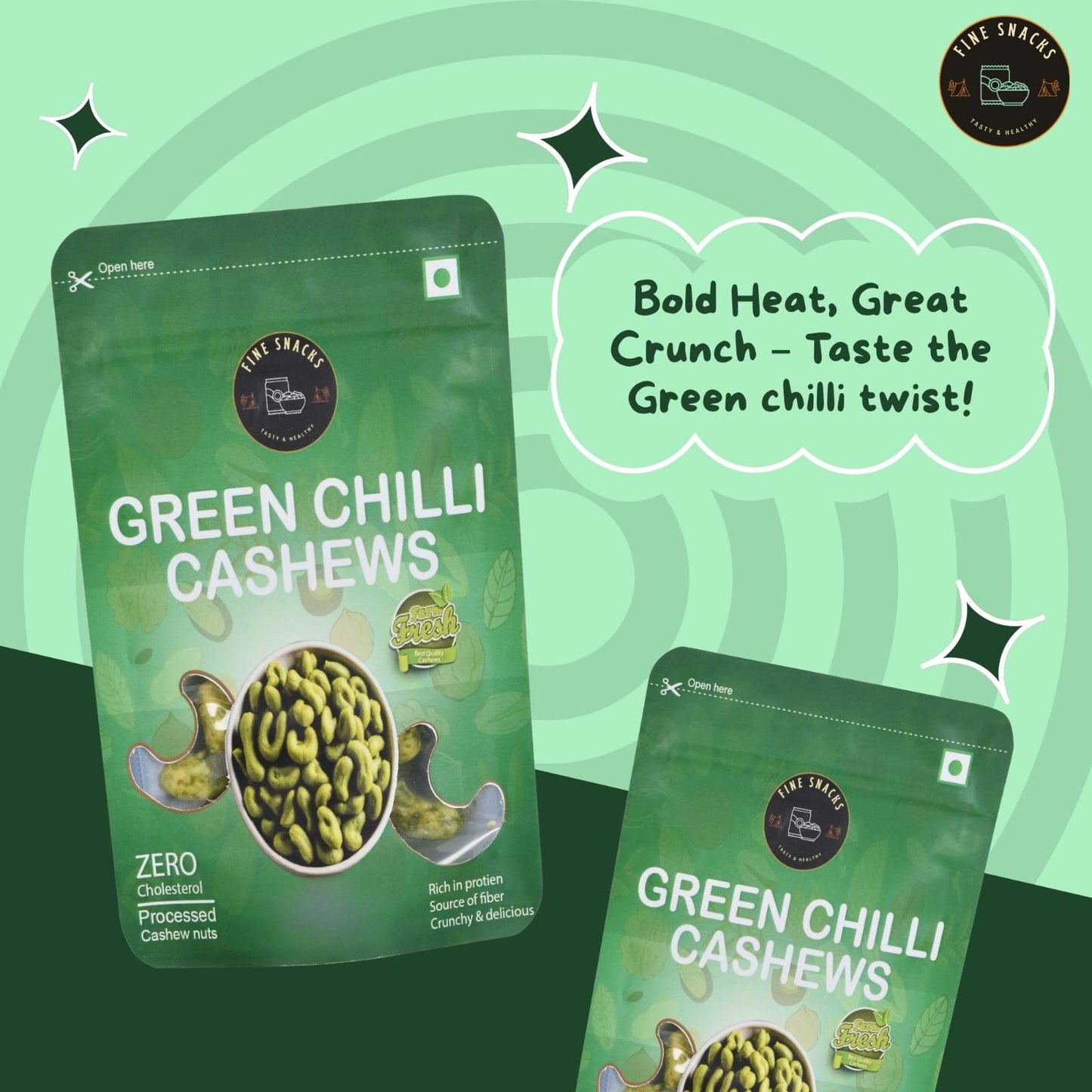 GREEN CHILLI CASHEWS