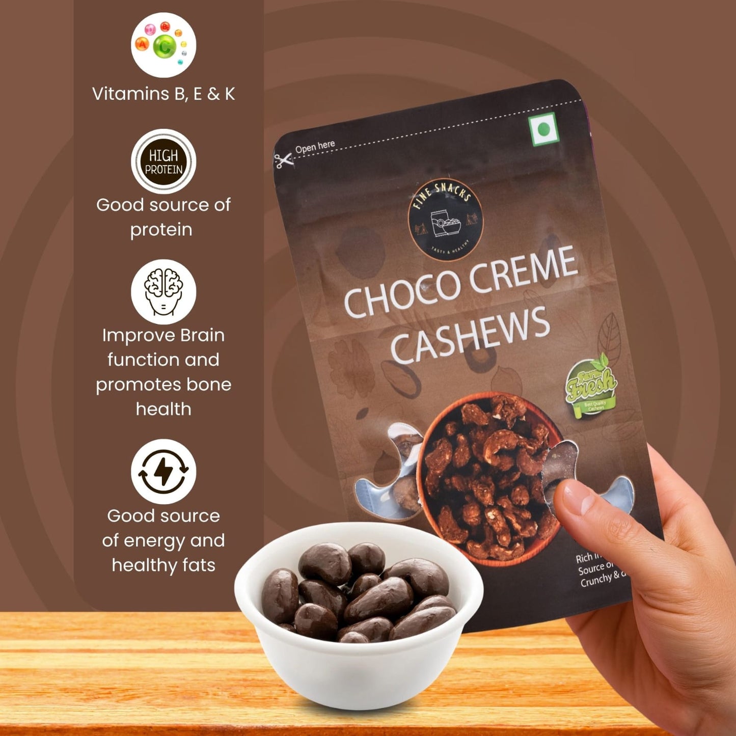 CHOCO CREME CASHEWS